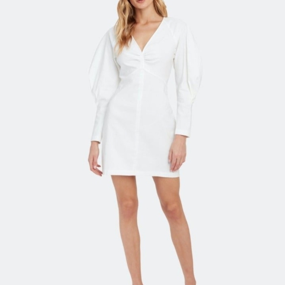 A.L.C. Alia White Linen Mini Dress size Small